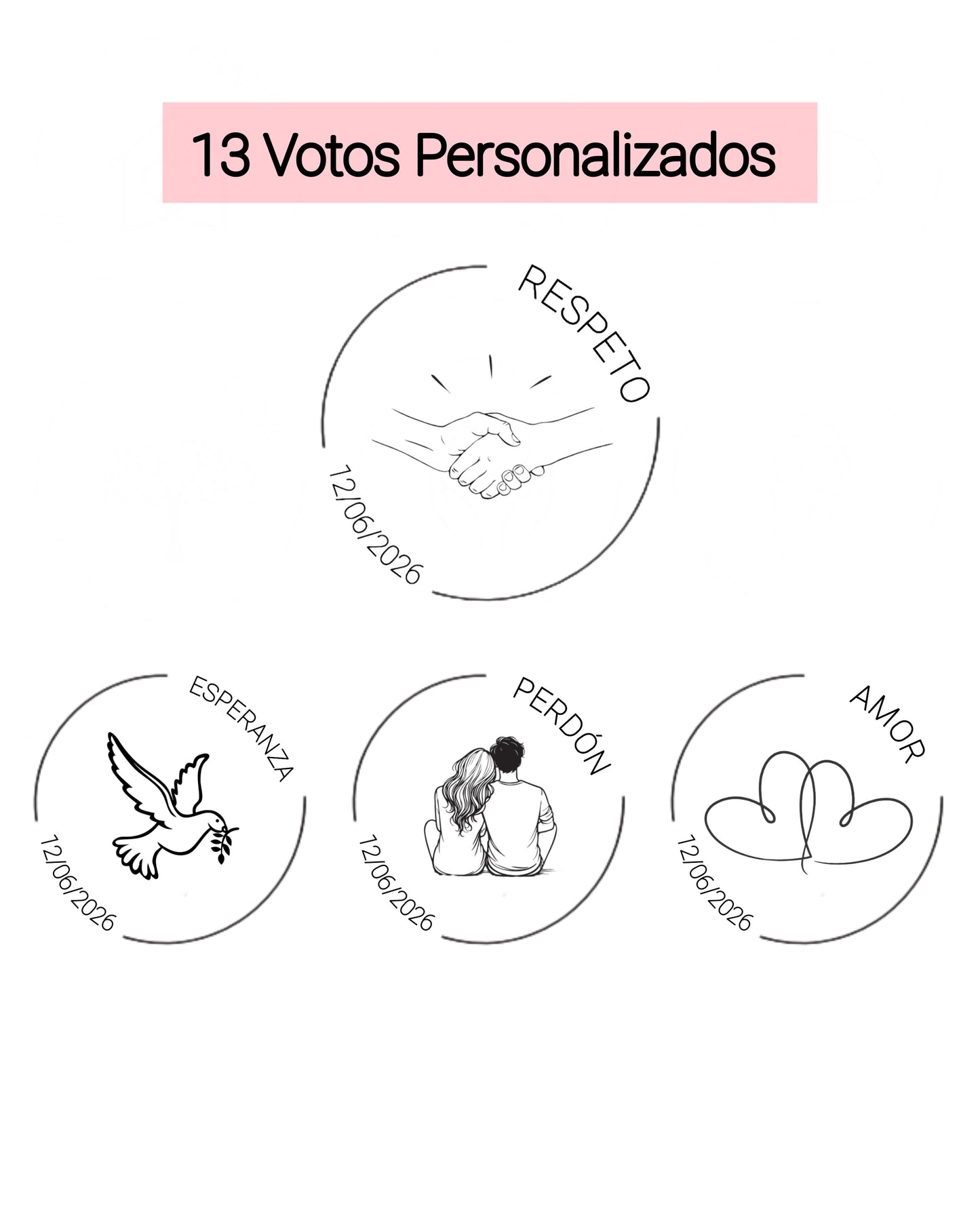 Arras Boda Personalizadas Compromiso