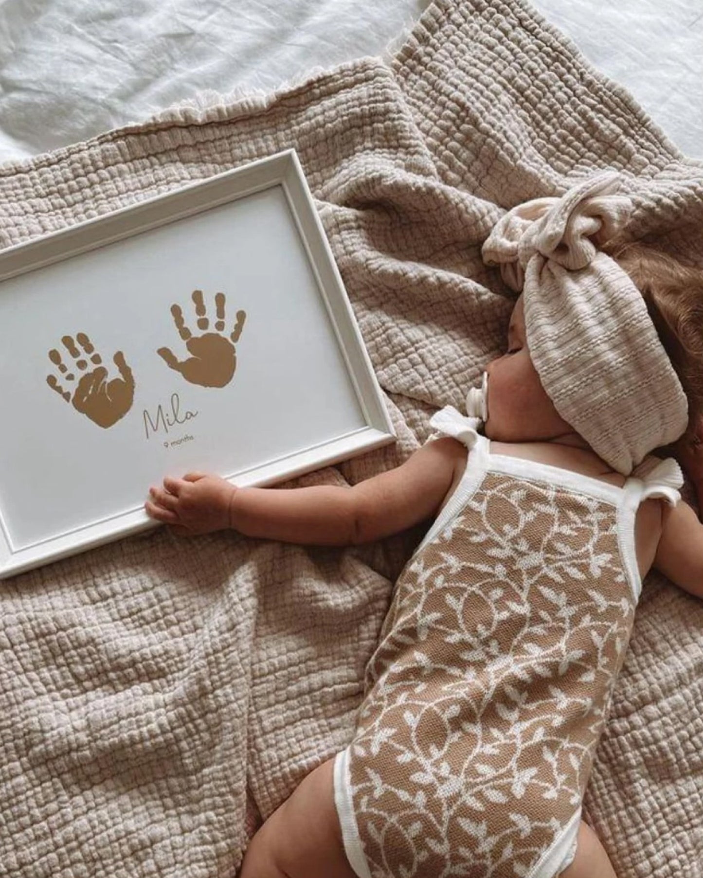 Baby Footprint Painting