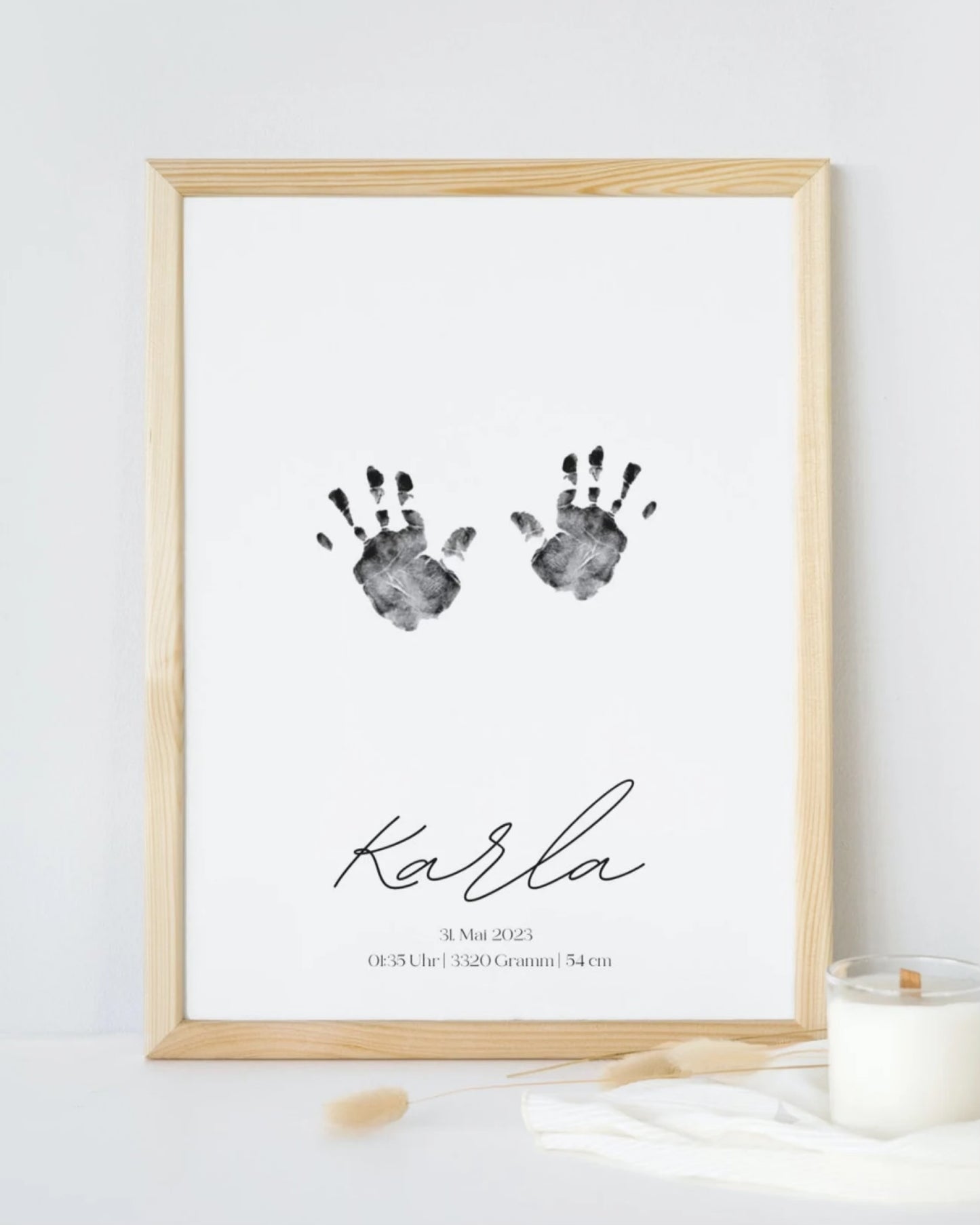 Baby Footprint Painting