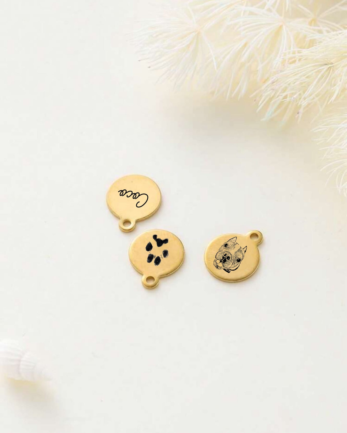 Sechs zusätzliche Charms