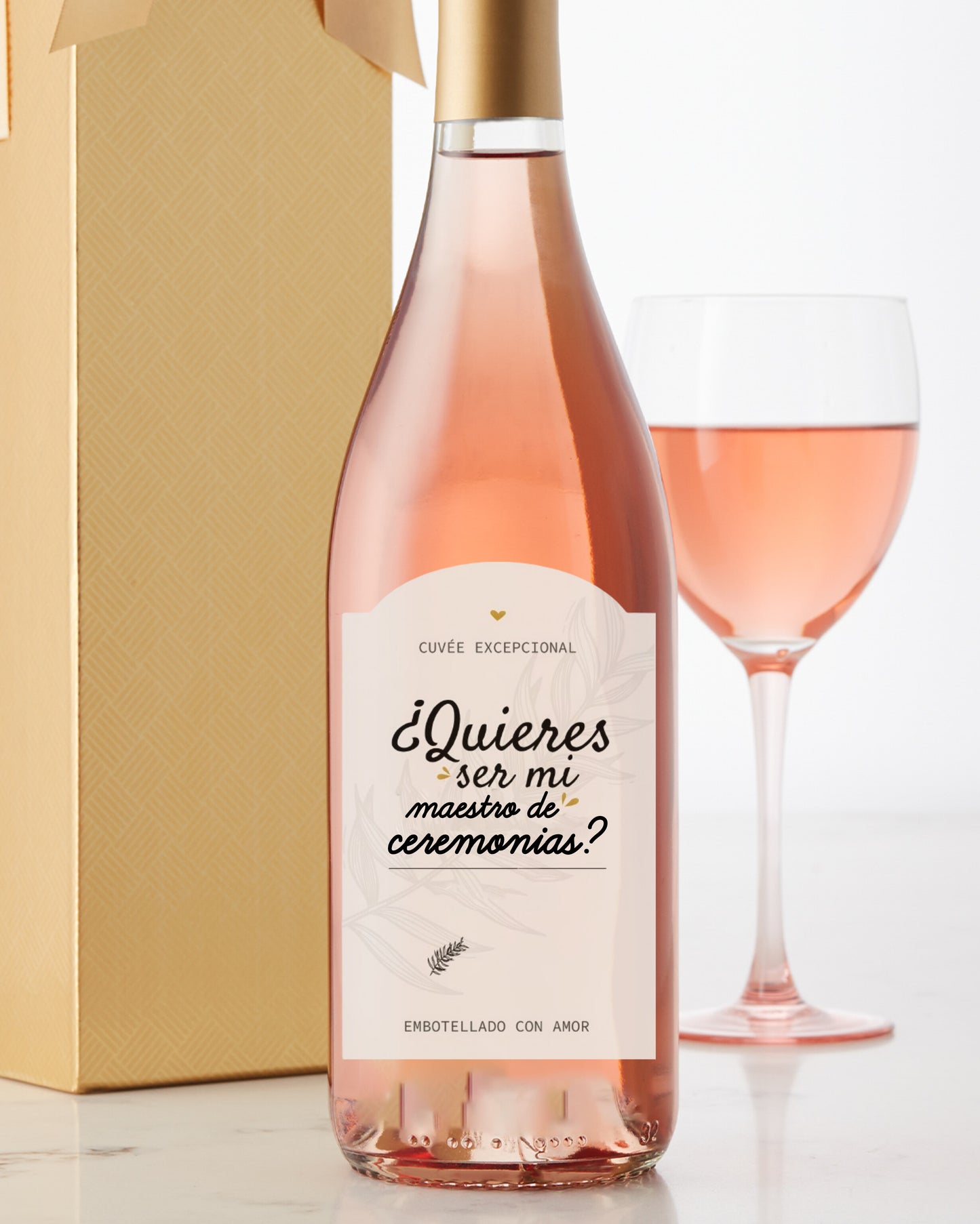 Flaschenetikett – Zeremonienmeister