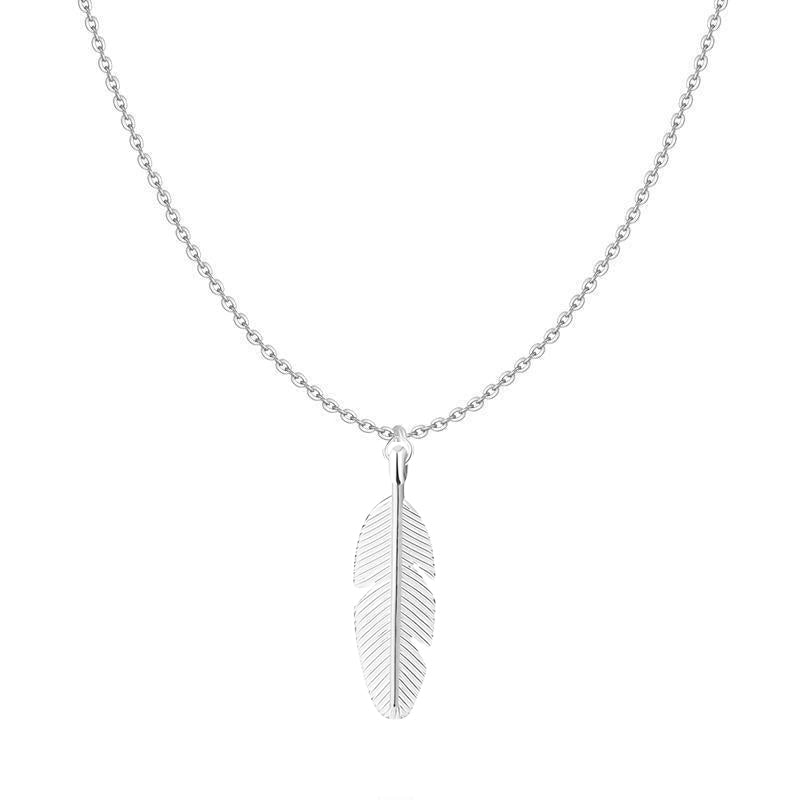 Collar pluma