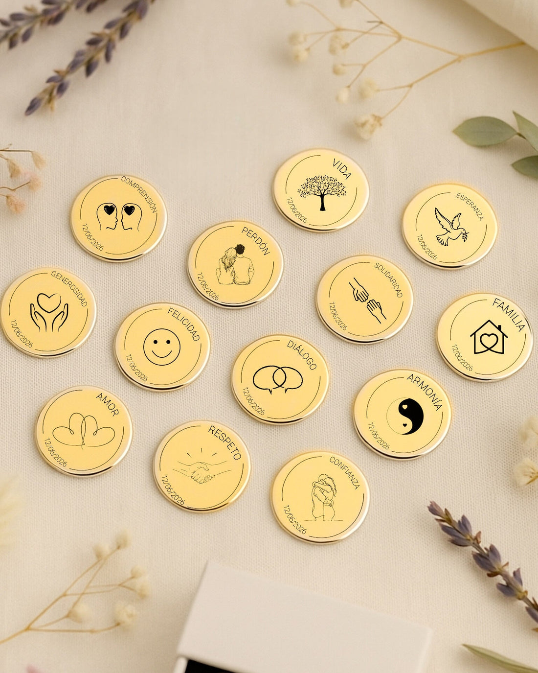 Arras de boda personalizadas 💫 El símbolo más especial del “sí, quiero”