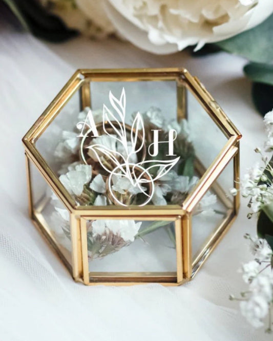 Porta alianzas personalizado ✨ El símbolo de su unión