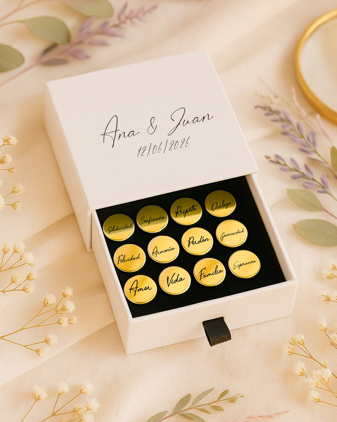 Arras de boda personalizadas: el símbolo que no puede faltar 💖