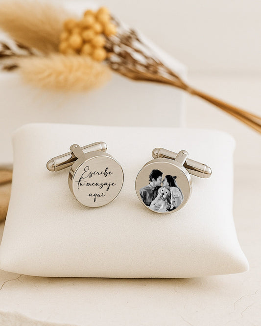 Gemelos personalizados para padres 👔 Un regalo especial de boda