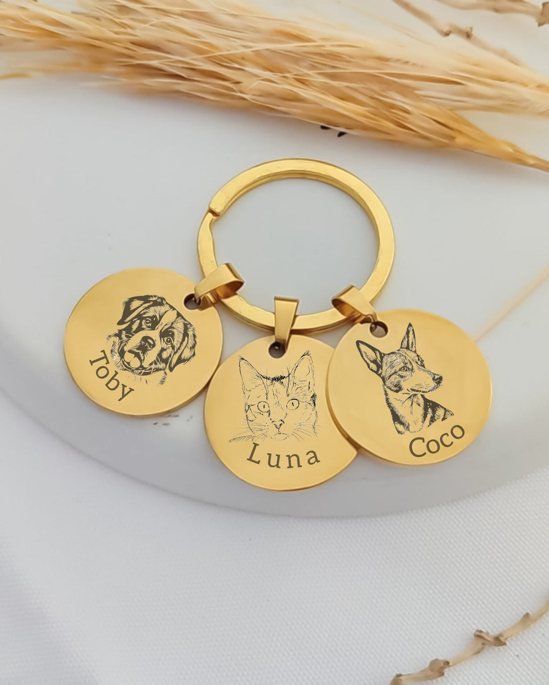 Llavero personalizado con tu perrito 🐾 Un recuerdo para llevar siempre