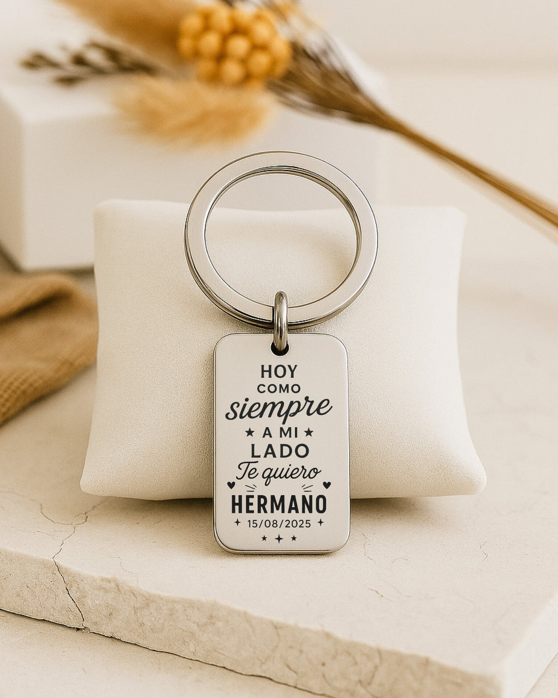 Llavero para hermanos personalizado 🔑 Un detalle que nunca olvida