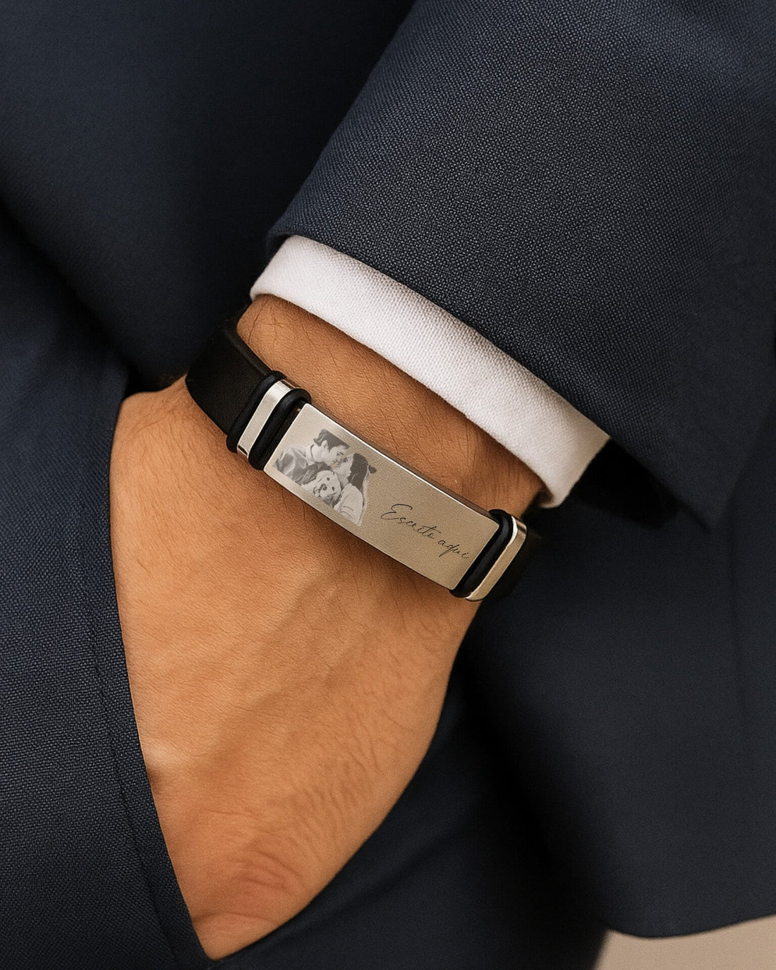 Pulsera personalizada para padrino 🤍 Un detalle que emociona