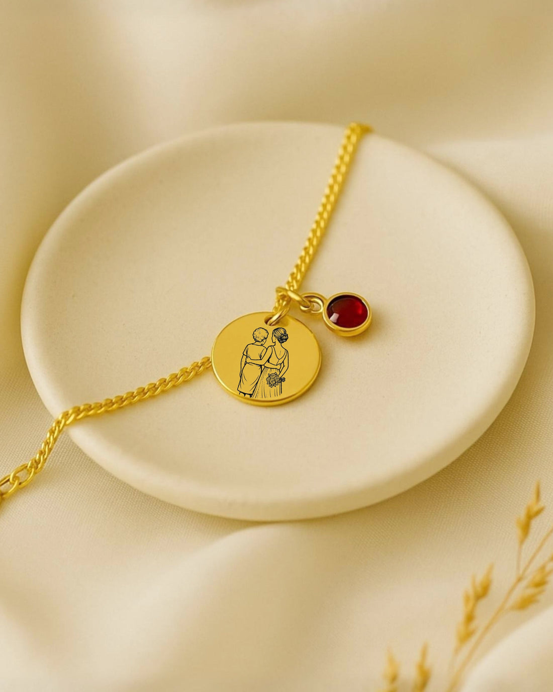 Pulsera para abuela personalizada 🌼 Un detalle que emociona