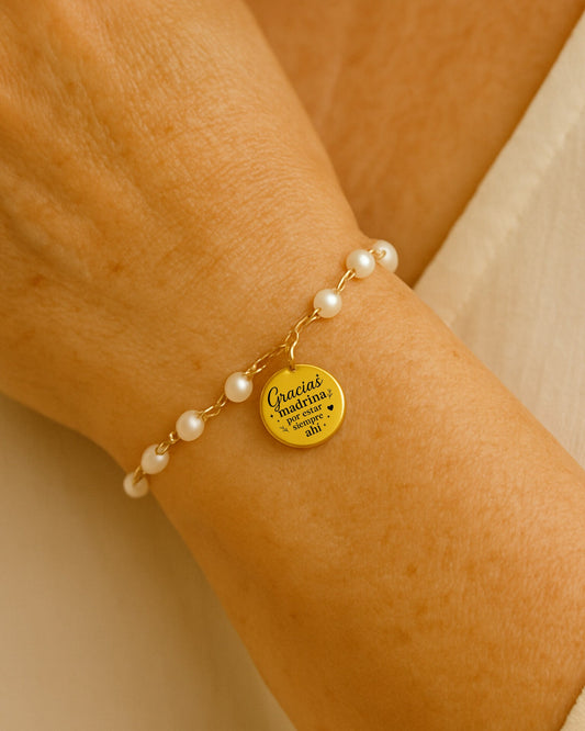 Pulsera personalizada para madrina ✨ Un regalo inolvidable