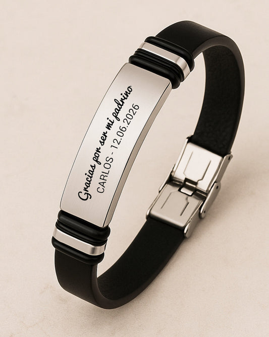 Pulsera para padrino personalizada 🤵 Un símbolo de agradecimiento