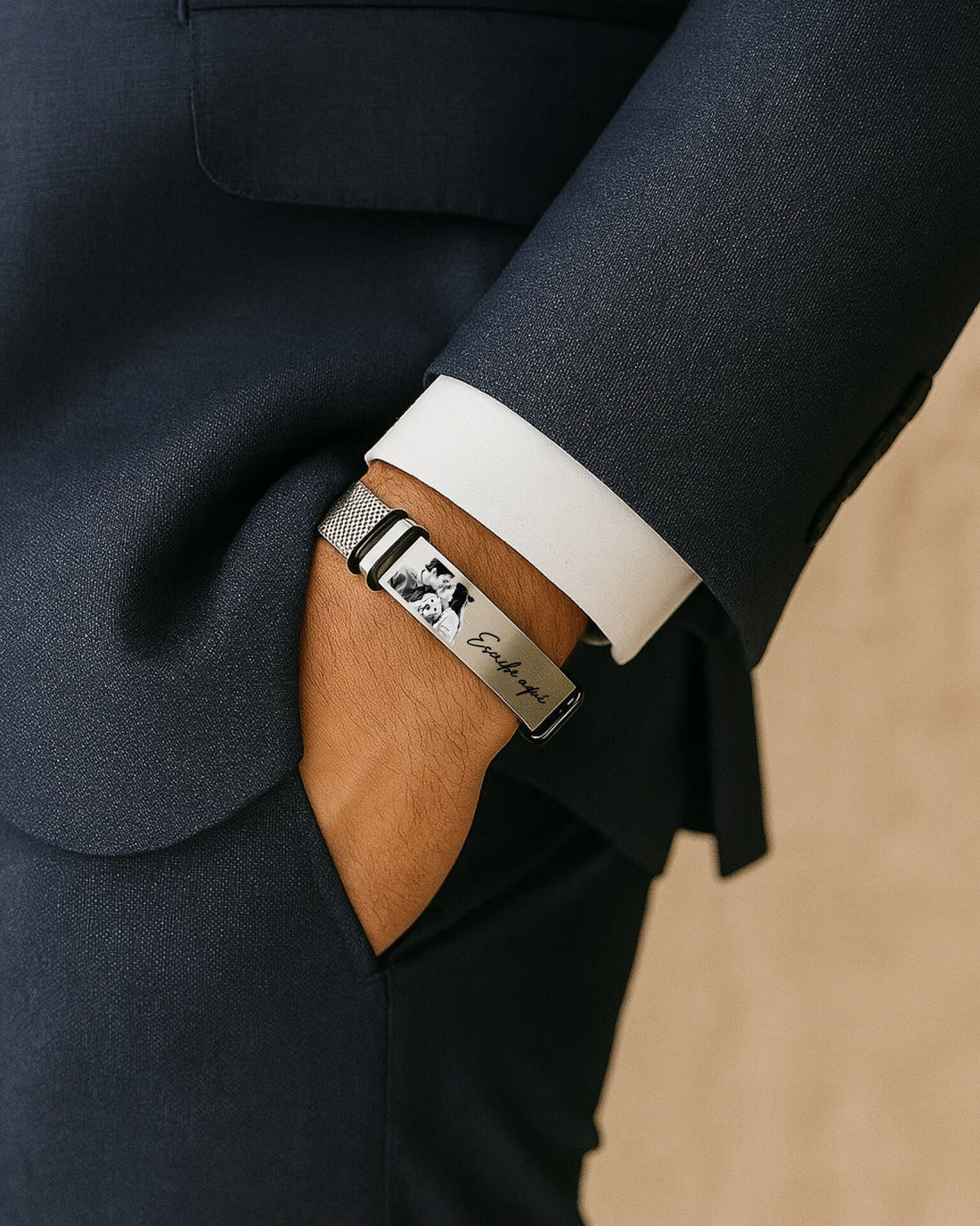 Pulsera personalizada para padrino 🤍 Un detalle que emociona