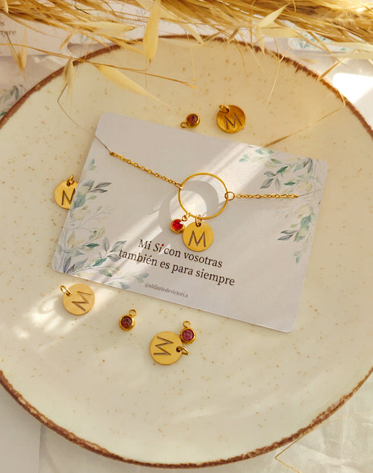 Pulseras personalizadas para amigas 💖 El detalle perfecto de la novia