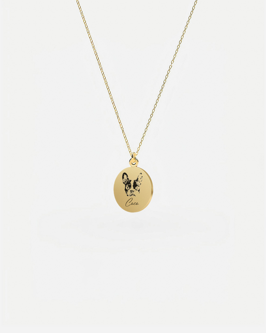 Collar personalizado con la cara de tu perrito 🐾 Un regalo único