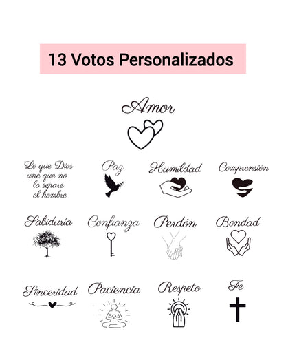 Arras Boda Personalizadas Amor