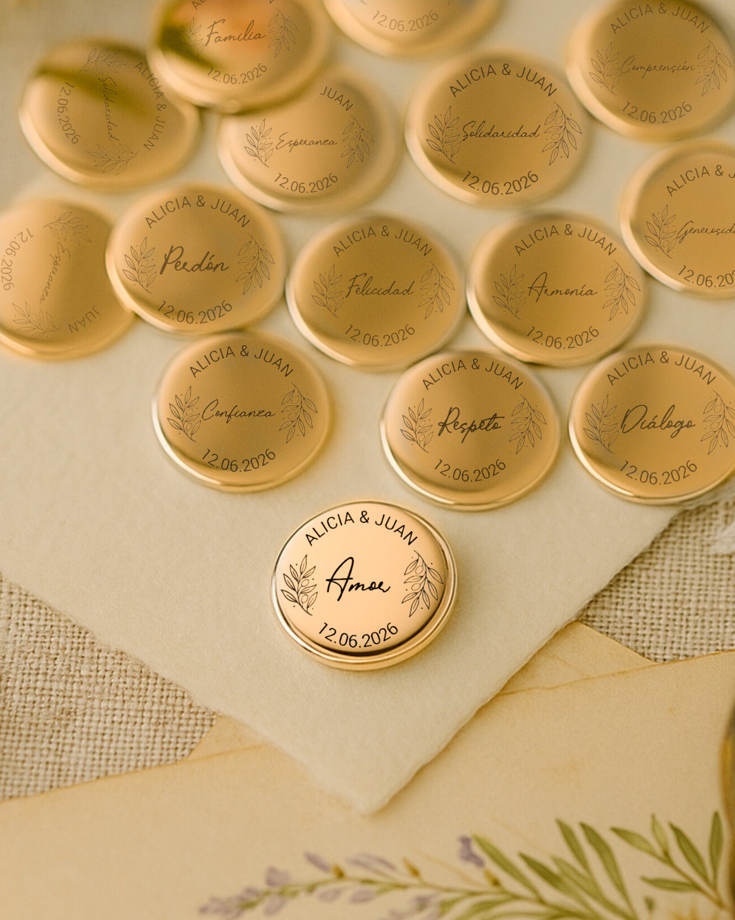 Arras Boda Personalizadas Recuerdo