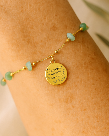 Pulsera Hermana Discus - Boda