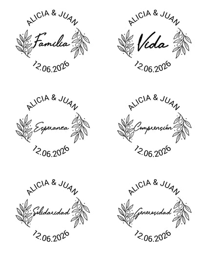 Arras Boda Personalizadas Recuerdo