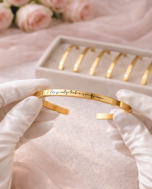 Brazalete Personalizado Boda