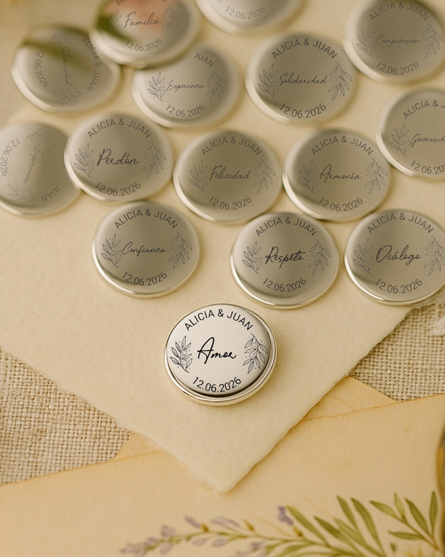 Arras Boda Personalizadas Recuerdo