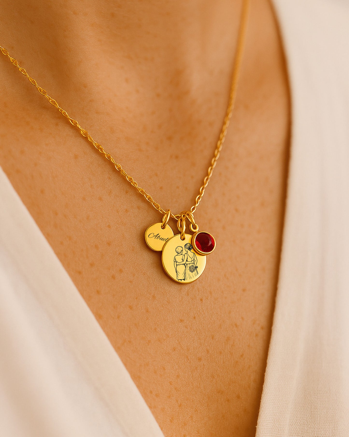 Collar Abuela Sedum - Boda