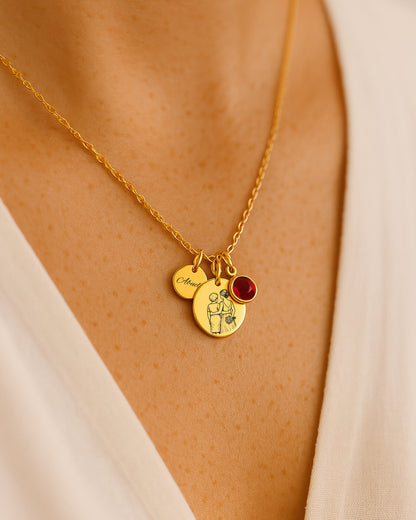 Collar Abuela Sedum - Boda