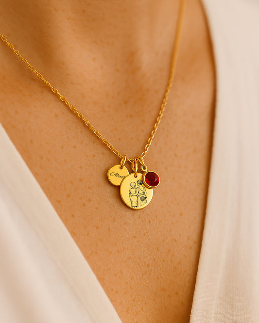 Collar Abuela Sedum - Boda