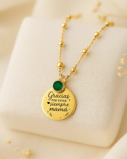 Collar Mamá Circulo - Boda