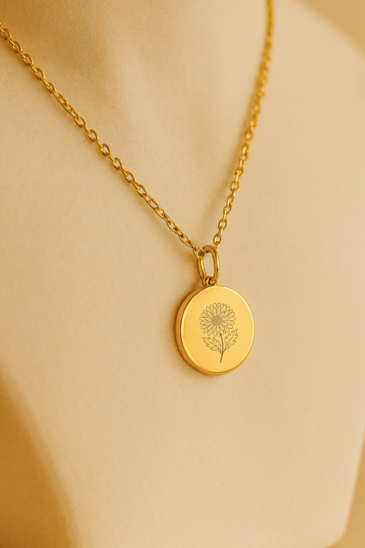 Collar Personalizado Flor de Nacimiento  - Regalo