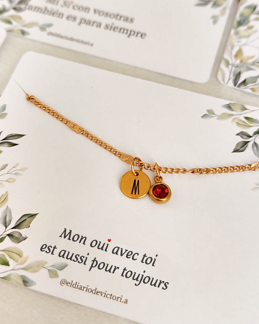 Détails du mariage "Mon oui avec toi est aussi pour toujours"