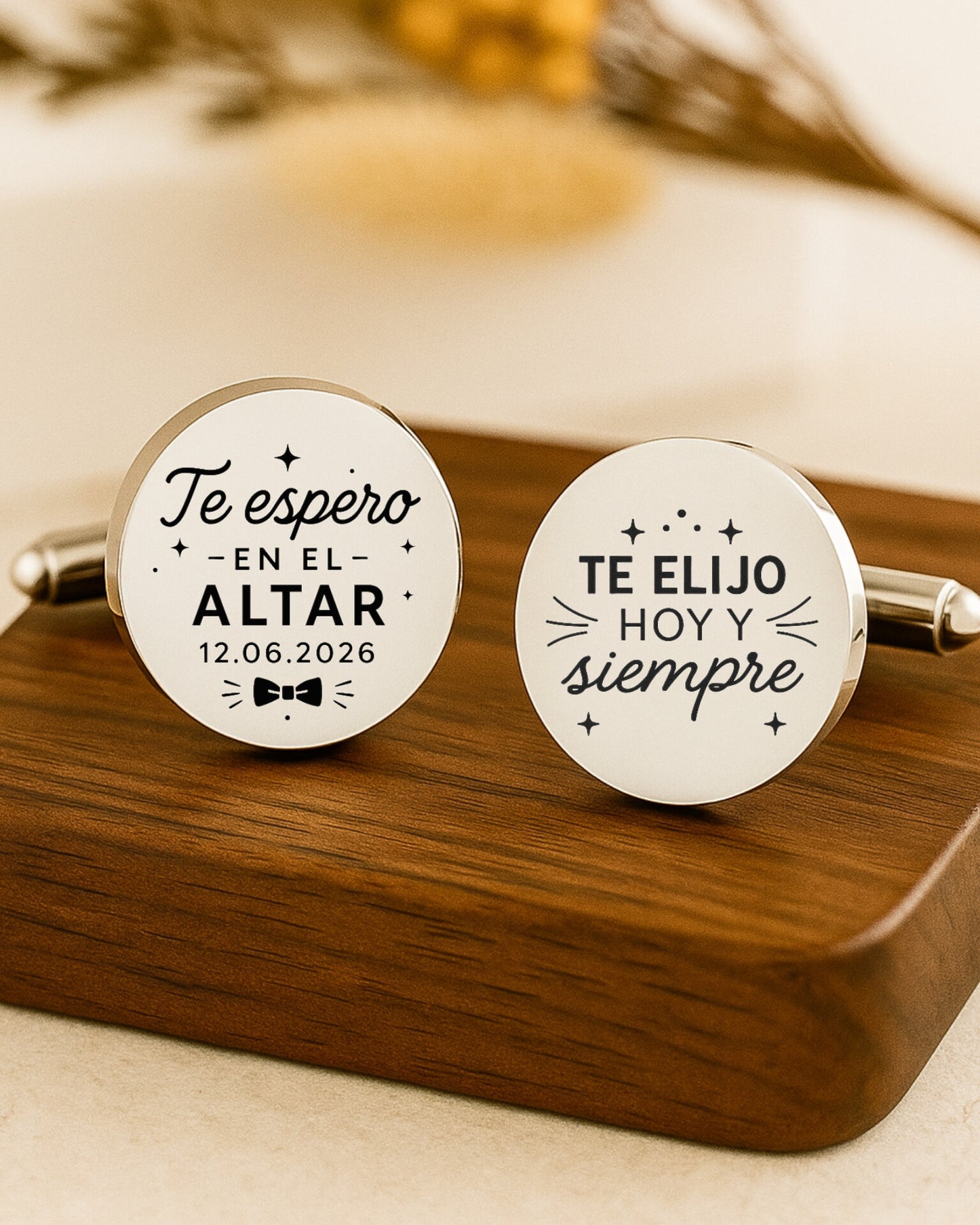 Gemelos Novio Azulona - Boda