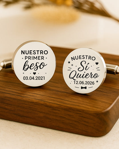 Gemelos Novio Calma - Boda