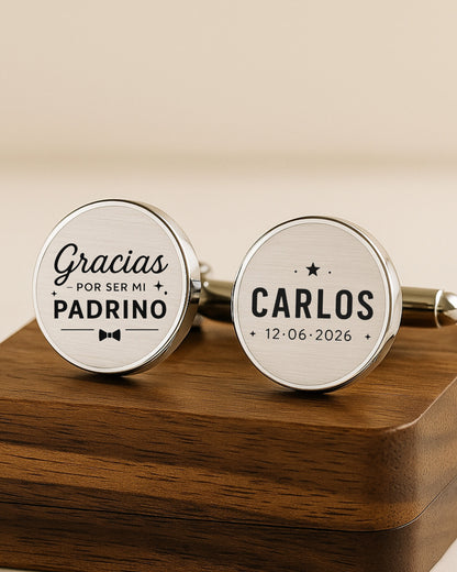 Gemelos Padrino Nara - Boda