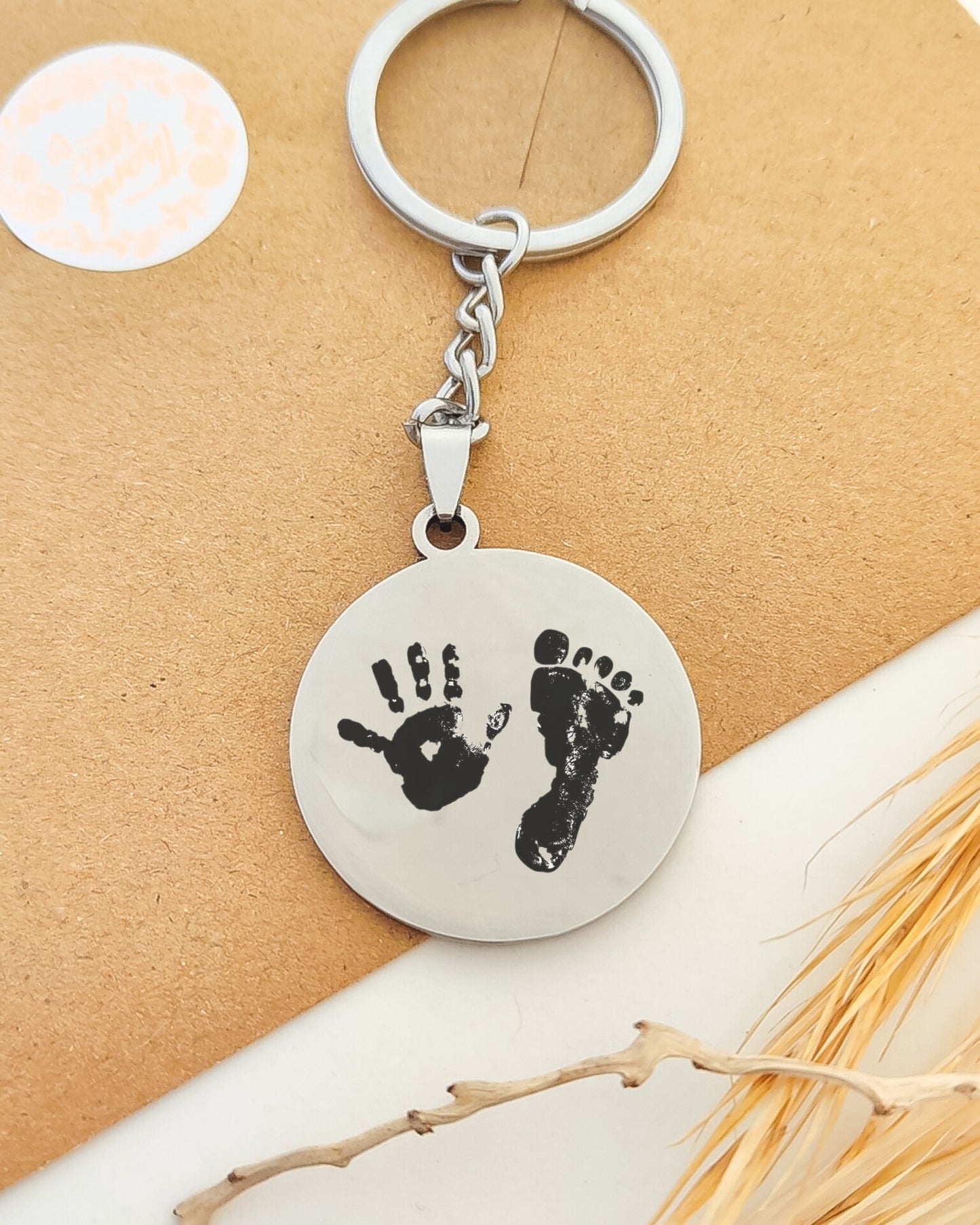 Footprints Keychain of your Little One