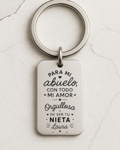 Llavero Abuelo Danubio - Boda