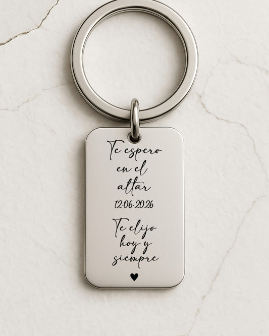 Llavero Novio Rin - Boda