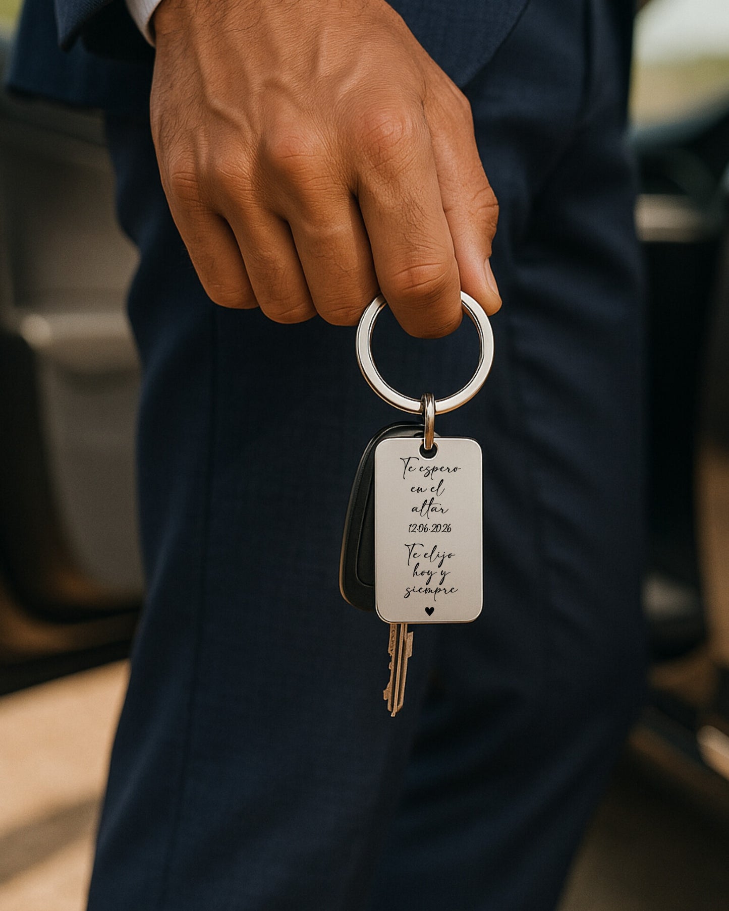 Llavero Novio Rin - Boda
