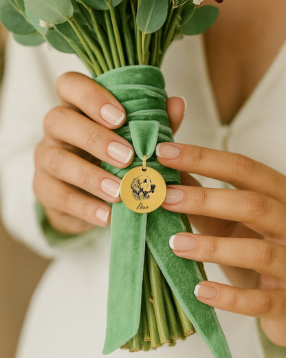 Medalla Ramo Novia "Tu peludito"