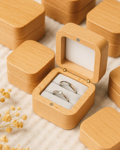 Porta alianzas de madera