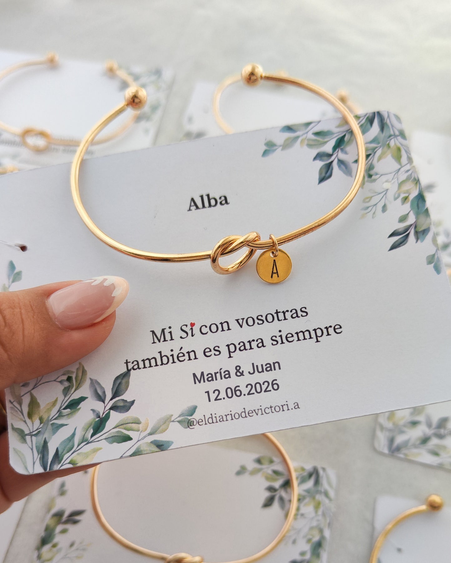 Detalles de Boda "Mi sí con vosotras también es para siempre"