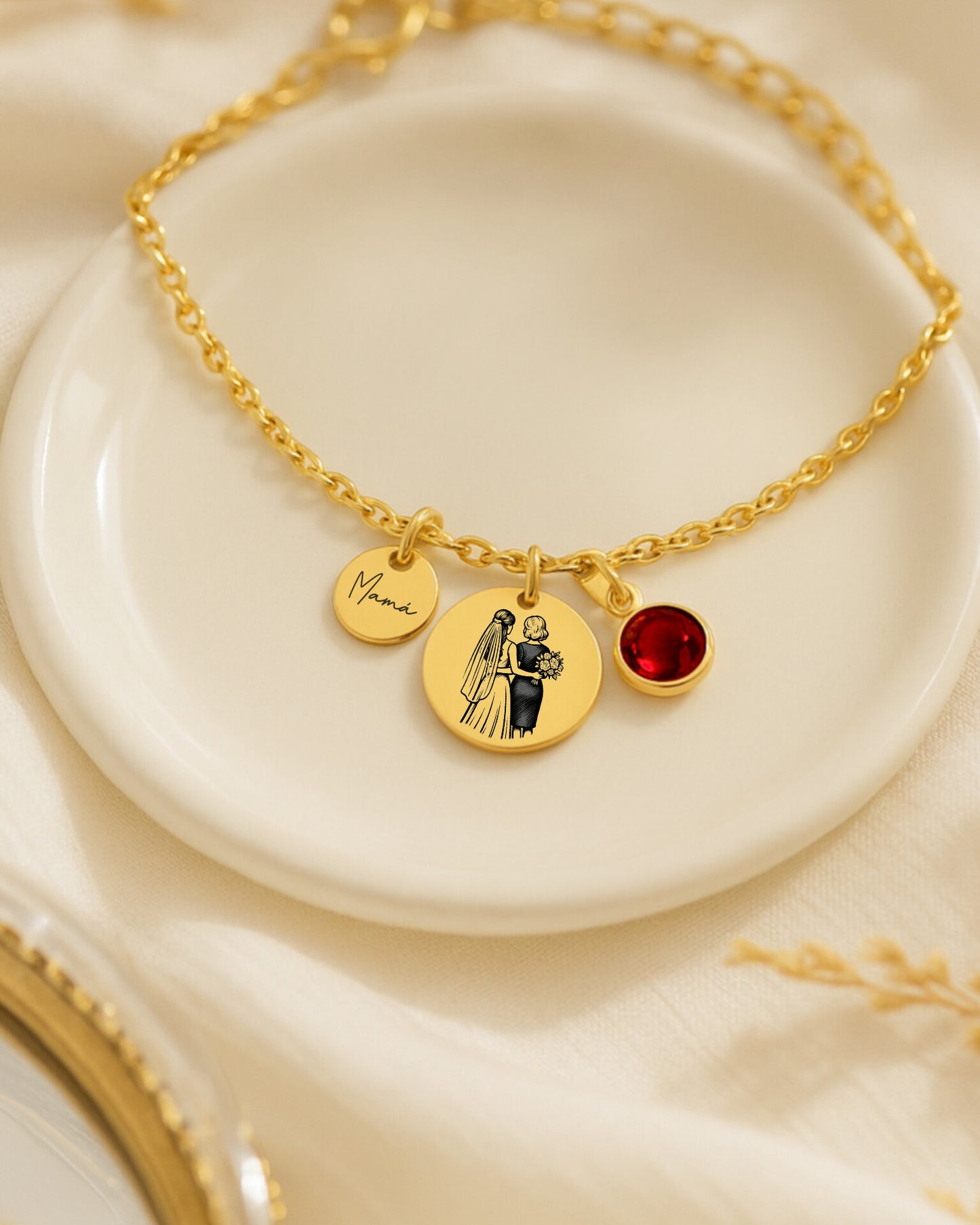 Pulsera Madrina Canario - Boda