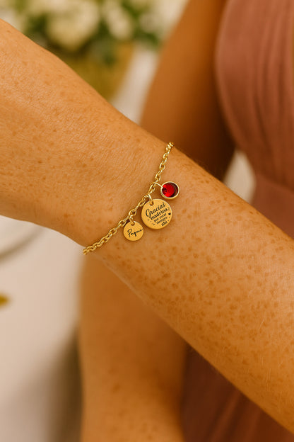 Pulsera Madrina Tórtola - Boda