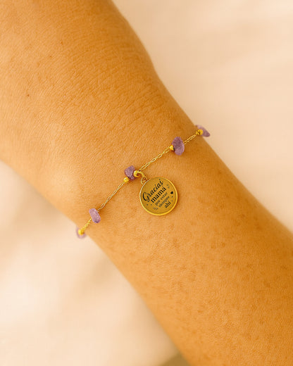 Pulsera Mamá Amatista - Boda