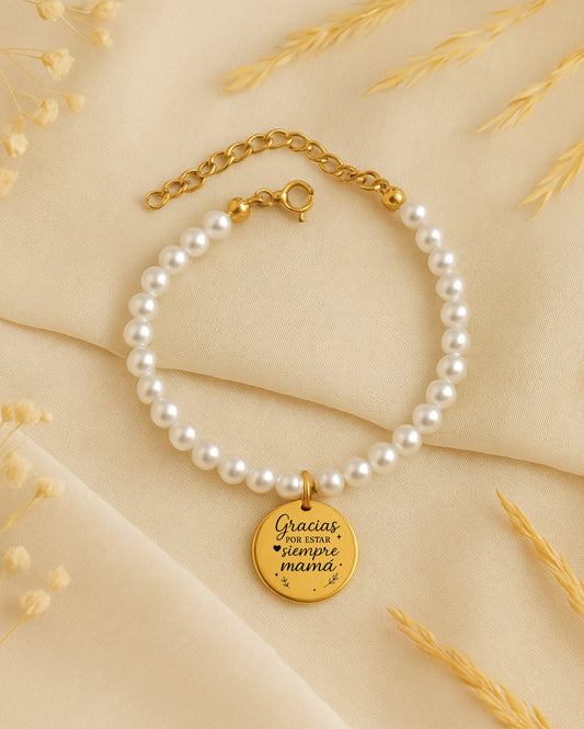 Pulsera Mamá Perlas - Boda