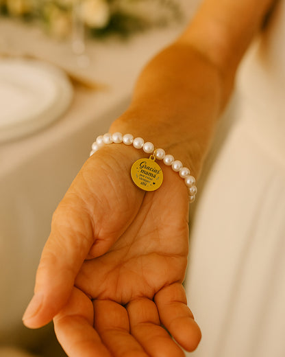 Pulsera Mamá Perlas - Boda