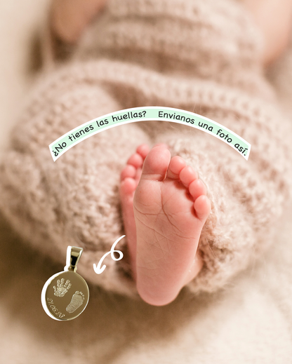 Footprints Keychain of your Little One 