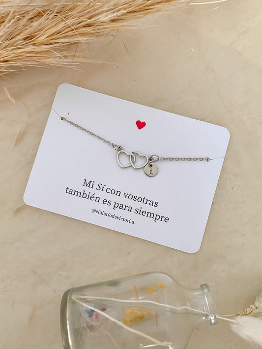 Bracelet "My yes with you is also forever" 