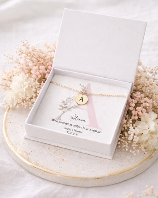 Detalles de Boda "Mi sí con vosotras también es para siempre"