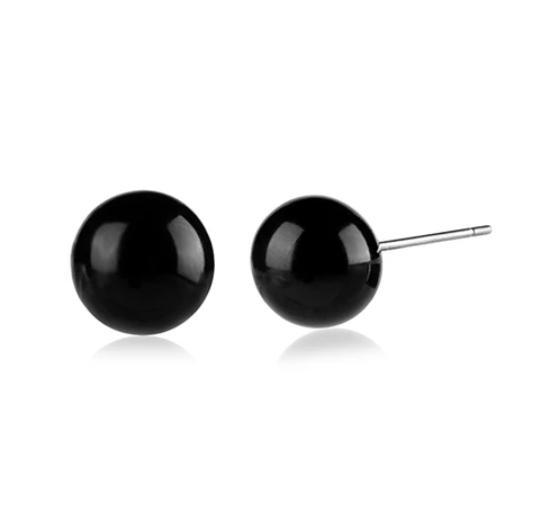 Black earrings